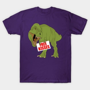 Free kisses trex T-Shirt